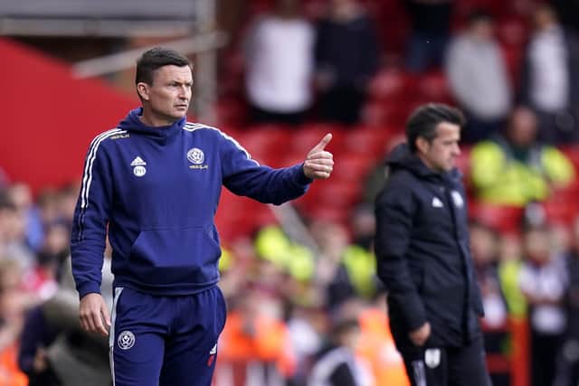 Sheffield United manager Paul Heckingbottom is preparing his team to face Nottingham Forest: Danny Lawson/PA Wire.