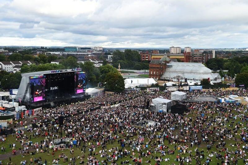 The packed crowd at TRNSMT.