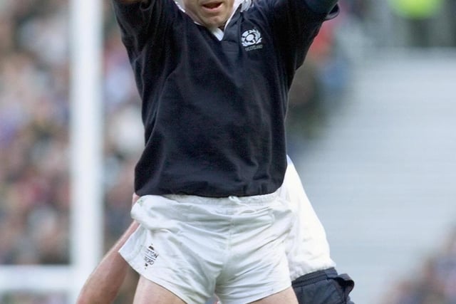 Now Police Scotland’s area commander for the Borders, Cumbrian-born Stuart Reid, 51 on Sunday, played at No 8 for the national team, picking up eight caps between 1995 and 2000. His clubs included Watsonian. Here he's seen during 1999's Five Nations match against the French. (Photo by Gabriel Bouys/AFP via Getty Images)