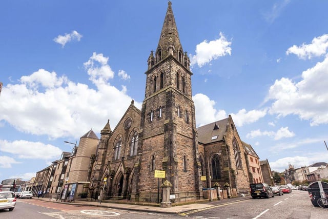 The property is situated within a church conversion on Portobello High Street, with local shops, amenities and transport links nearby.