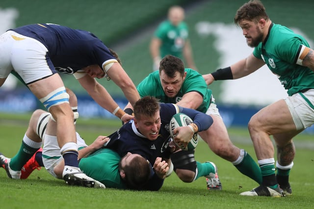 Only Jonny Gray (20) made more tackles than the younger Fagerson (18) at the Aviva. But was a tough old game as Ireland had the best of the back-row battle. 6