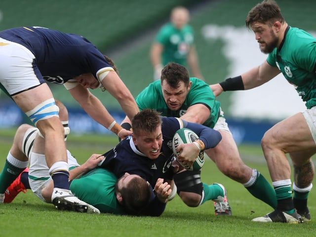 Only Jonny Gray (20) made more tackles than the younger Fagerson (18) at the Aviva. But was a tough old game as Ireland had the best of the back-row battle. 6
