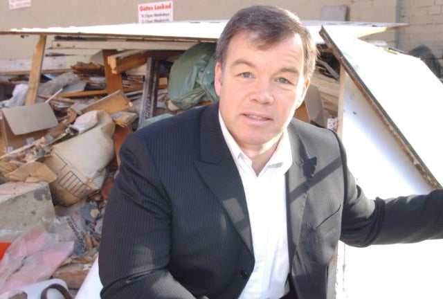 Andy Young of Rhinos Gym in Bentley, October 2007.
