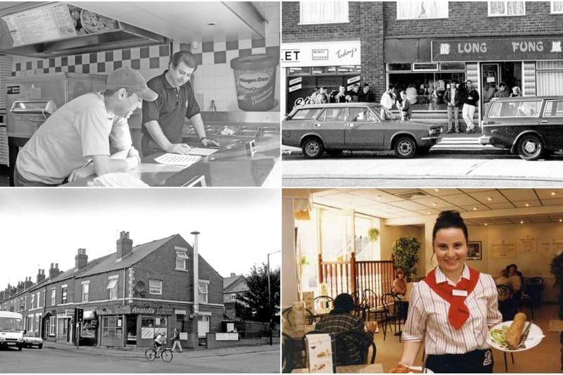 These photos show some popular Sheffield takeaways from the 1970s to now.