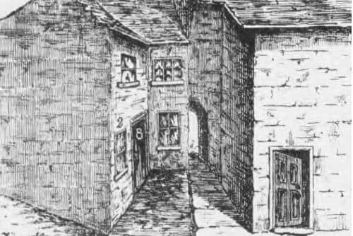 The house at White Croft where the Laycock murders took place, depicted by the Illustrated Police News