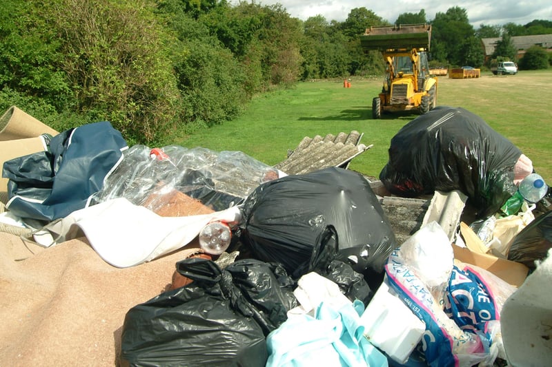 Council cleared up site after travellers move on from the Recreation Ground, Doncaster Road, Carlton in Lindrick