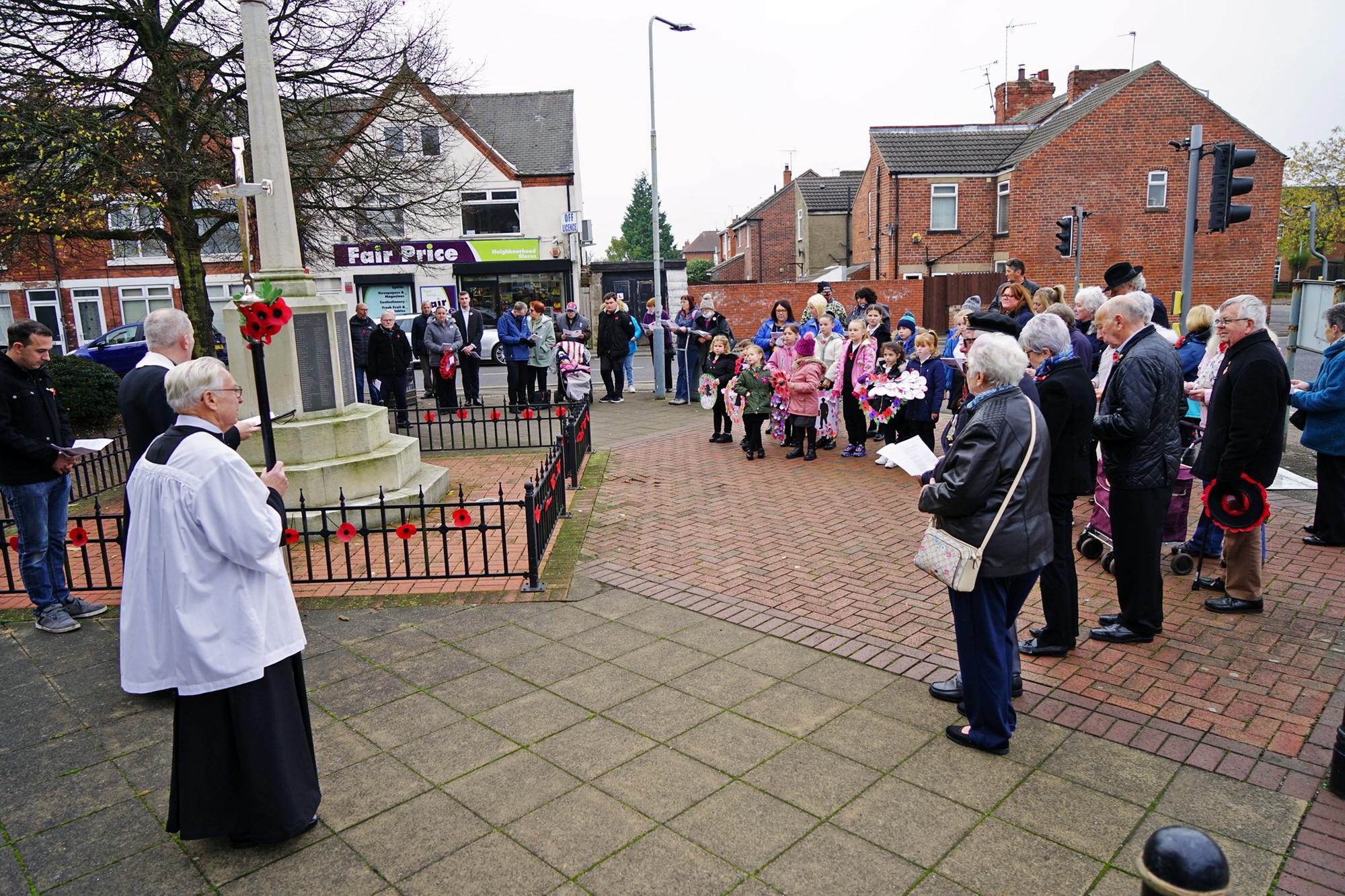 New Cross memorial service earlier today