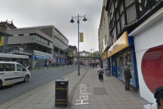 The highest number of reports of antisocial behaviour in Sheffield in February 2023 were made in connection with incidents that took place on or near Haymarket, Sheffield city centre, with 7.