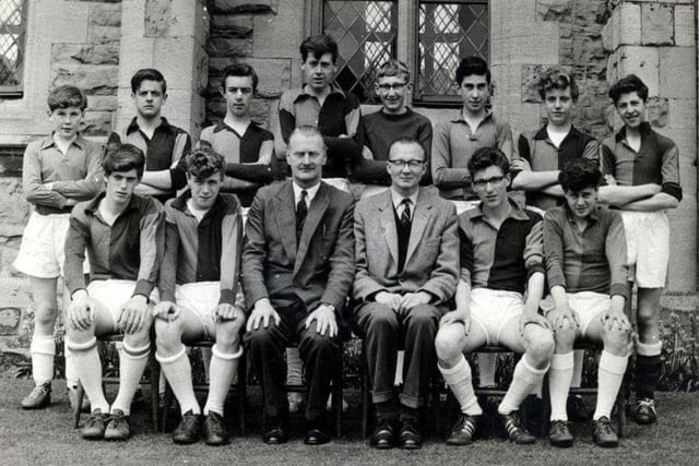 Queen Elizabeth Grammar School football team from the early sixties - spot any familiar faces?