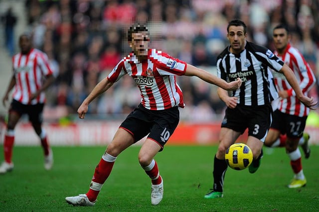 Action from the Tyne-Wear derby.