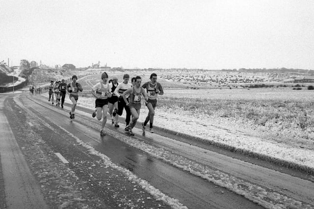 Now I don't know about you, but I feel cold just looking at this picture! Did you take part in this race?