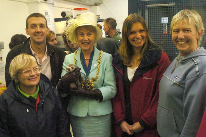 Heeley City Farm celebrated its 25th anniversary in 2006 with the opening of a new small animal house. Lord Mayor Coun Jackie Drayton who opened the house, is seen with Andrew Thompson from the Big Lottery People's Millions, who funded the project, fundraising coordinator Rhian Harding, Jill Brooks the farm manager and farm supporter Avril Yates