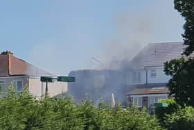 House fire in Greenhill, Sheffield.