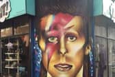 The David Bowie mural on the corner of Trafalgar Street - which some critics poked fun at by saying it looked more like Pat Sharp. Nevertheless, it was loved by many.