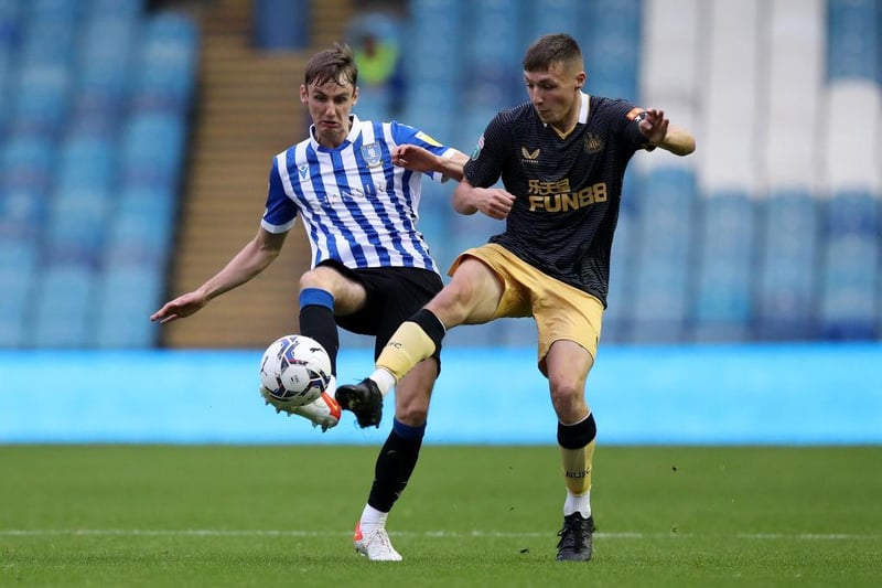 One of the shining-lights of the under 23 squad this season has been Dylan Stephenson. Stephenson scored back-to-back braces against Birmingham City and Burnley last week and could be catching the eye of one or two members of Newcastle’s coaching staff.
(Photo by George Wood/Getty Images)