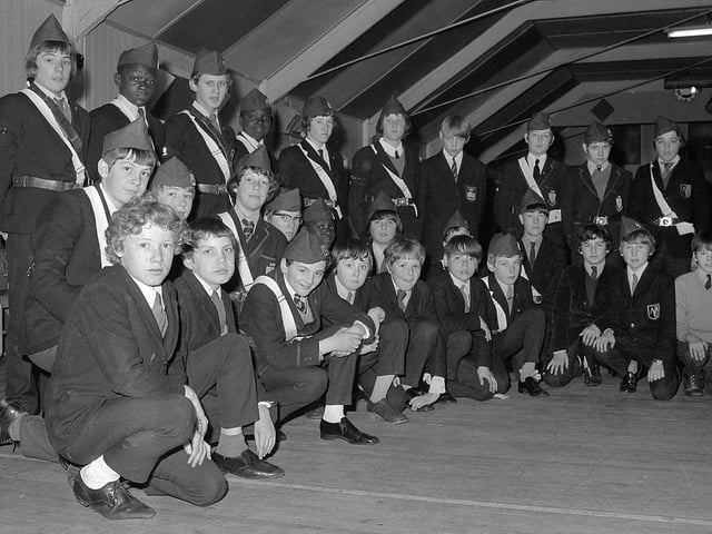 Warsop Boys Brigade presentation in 1972 - spot anyone you know in this picture?