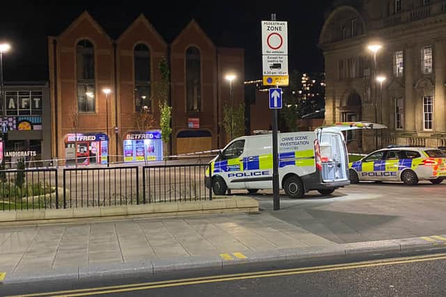 Police in Sheffield city centre