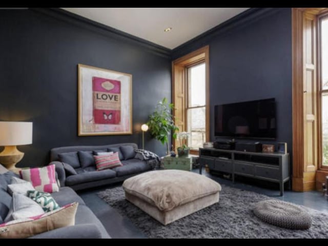 There are four reception rooms in total, allowing plenty of space for all the family and when entertaining guests. The sitting rooms are decorated with modern interiors, and benefit from high ceilings adding a sense of grandeur to the space.