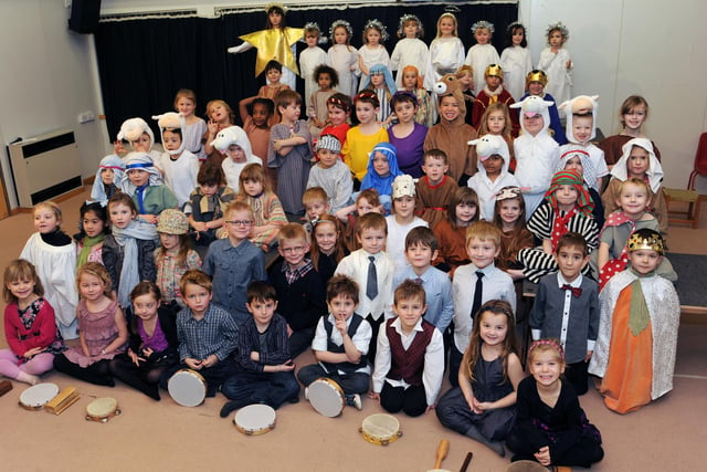 St Anne's C of E School nativity play in 2010.  (w101213-6).