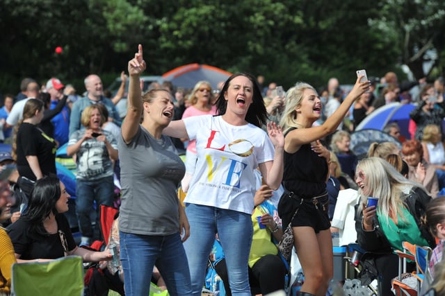 The South Tyneside Summer Festival concerts in Bents Park, South Shields, always cheer people up - and we are sure they will do so again.