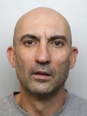 Sheffield Crown Court heard on June 16 how Olaf Nazim, aged 45, of Harrowden Road, in Tinsley, Sheffield, jumped on his victim’s car before slashing him across his face with a knife and he later stabbed him in the leg at the Meadowhall food court on the same day.