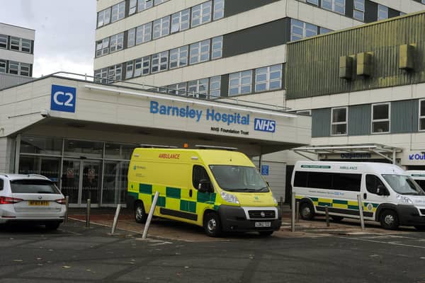 Barnsley Hospital.  Picture Tony Johnson.