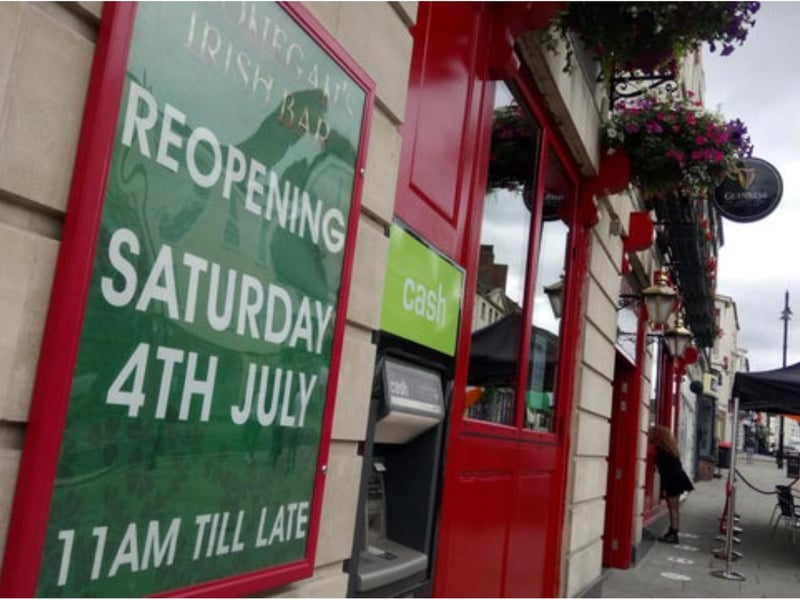 Pubs re-opened in the summer - but it wasn't long before they were closed again.