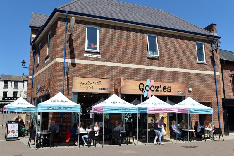 Healthy cafe Qoozies provides a much needed pitstop for shoppers after a day in Chesterfield town centre. The eatery in Vicar Lane is known for its smoothies and food with a difference - including the popular spinach burger.