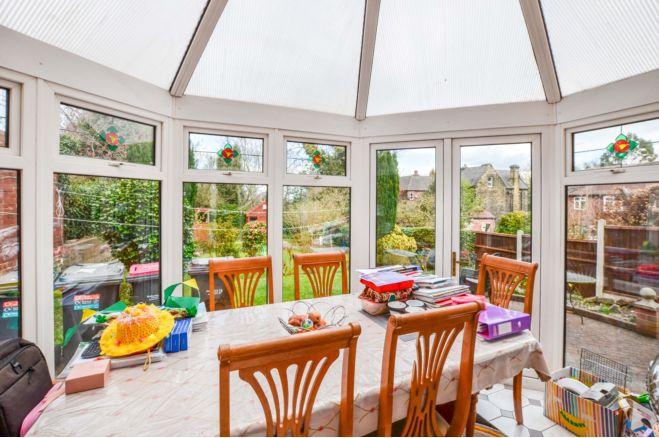 The conservatory has tiled flooring with a double door leading onto the rear garden and patio area. These spaces are ideal for entertaining.