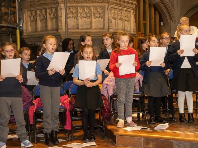 Locals gathered on Sunday afternoon at St Marys Church to take part in The News' Christmas Carol Service & Christingle, with readings from The News' Editor Mark Waldron and Pompey Manager Danny Cowley, along with Carols from local school children. Photos by Alex Shute