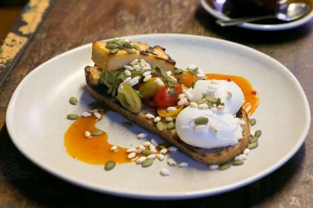 Avocado on toast at Tamper.