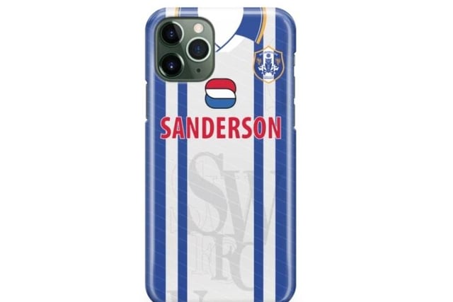 The 1997 home kit phone case is surely a must-have for any Wednesday fan? It costs £14.99 from theterracestore.com. Other designs are available, including the 1995 yellow third kit phone case.