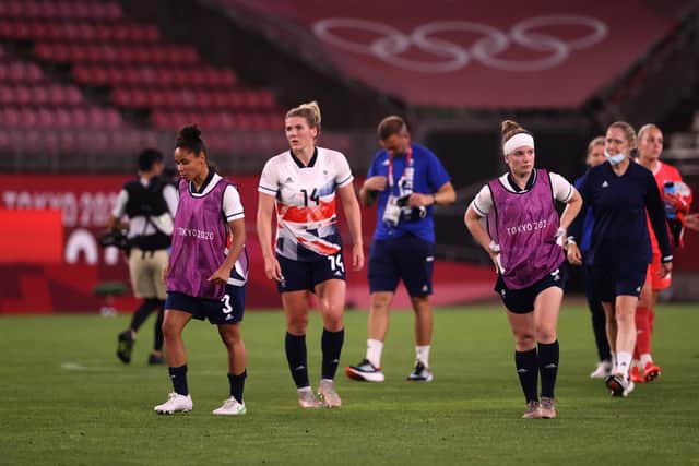 Great Britain's football team have been eliminated from the Tokyo Olympics.
