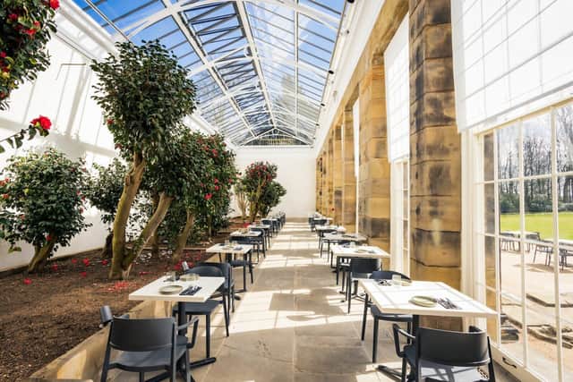 The Camellia House interior, after restoration