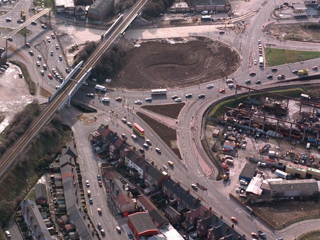 Now we're in Doncaster. Here's a view of York Road - Bentley Road.