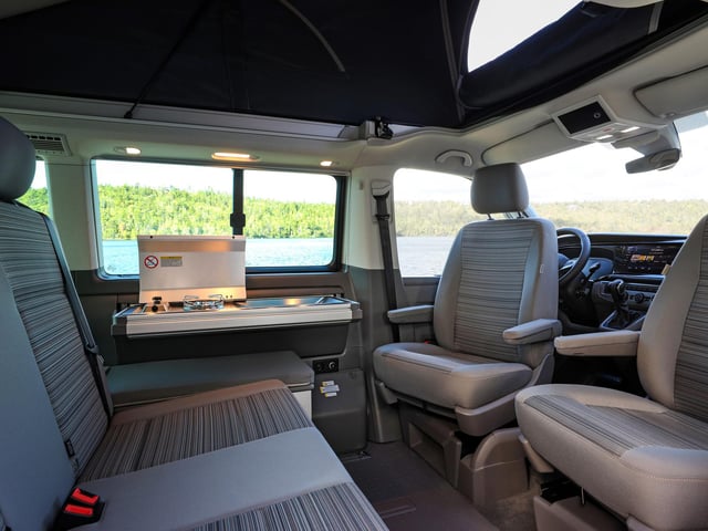 The Camper variant seats four seats as standard, with the option to increase to five, while the Tour variant seats five as standard and can be increased to both six or seven.