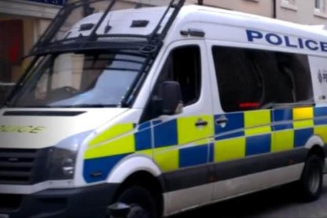 Two suspects have been charged with possession of drugs and offensive weapons after a Sheffield police raid at Whinacre Place, Batemoor