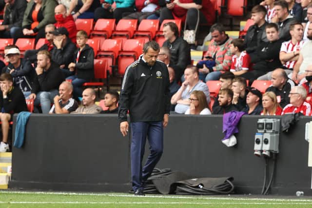 Sheffield United manager Slavisa Jokanovic on the touchline against Huddersfield: Mark Kerton/PA Wire.
