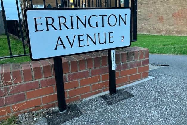 Pictured is Errington Avenue, Sheffield, which has been suffering from anti-social behaviour problems involving youths and was previously the scene of a drive-by shooting.