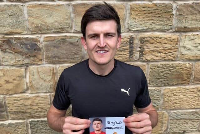 Harry Maguire has funded food parcels for people in Mosborough, where he grew up