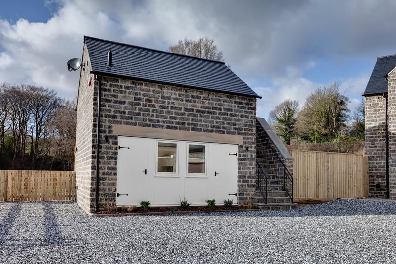 Whitegates has a one bedroomed detached barn, ideal for a dependant relative or as use as a holiday let. The bar has an open plan living space with a lounge and kitchen by Karl Benz, utility and a double bedroom with an en-suite shower room.
