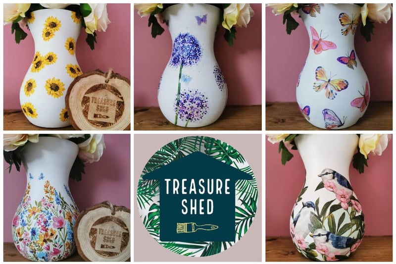 Lauren Hayward recommended Treasure Shed in Corby who make and sell a range of handmade homewares, upcycled furniture & gifts.