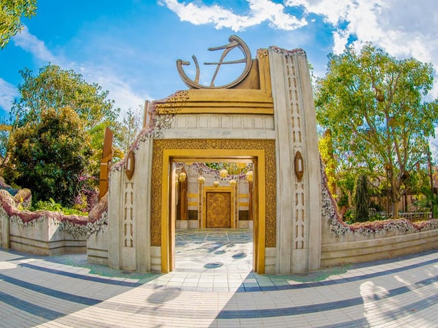 A view of Ancient Sanctum in Avengers Campus. Picture: Christian Thompson/Disneyland Resort via Getty Images