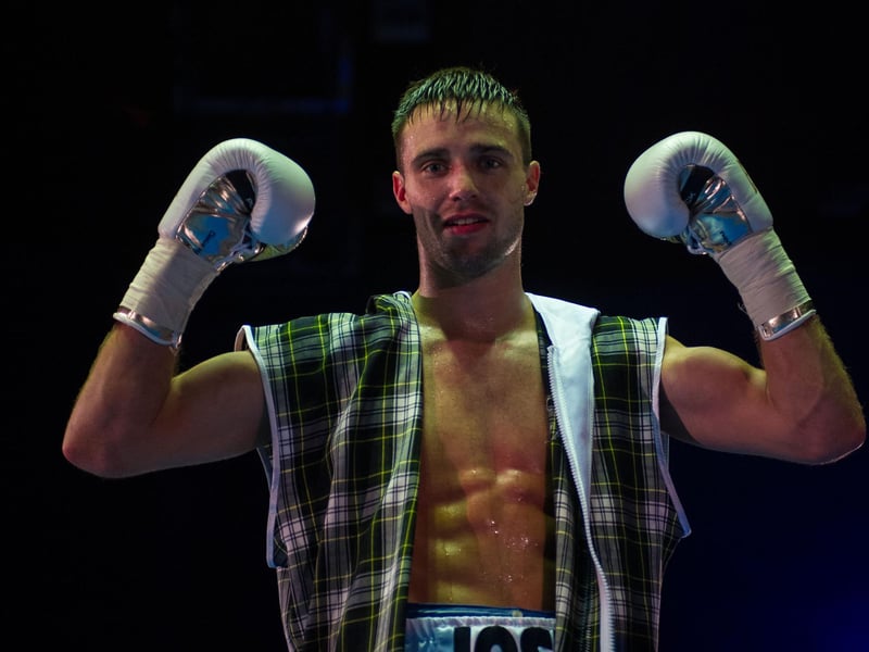 In November 2015 Josh Taylor produced another ruthless display to stop Romanian Daniel Cosman Minescu in the opening round at the Waterfront Hall in Belfast to make it a hat-trick of victories since switching to the paid ranks in June.