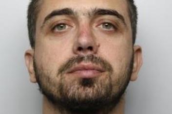 Illegal immigrant Arvanit Dodaj, pictured, agreed to oversee and tend to a cannabis harvest at a South Yorkshire property so he could pay back a £5,000 debt, according to a Sheffield Crown Court hearing. The court heard in August that Dodaj, aged 29, was caught hiding in the loft of the property where police found 318 cannabis plants in five rooms during a raid. Dodaj, of Cooper Street, Doncaster, was sentenced to 20 months of custody after he pleaded guilty to producing class B drug cannabis at the property on Cooper Street, Doncaster, and to controlling criminal property after police found 318 cannabis plants and £351.51 in cash.