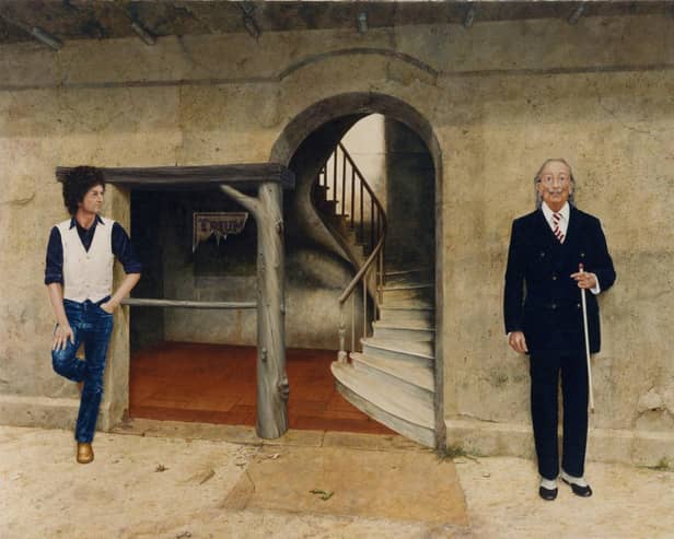 Romance in Durango pictures Salvador Dali with Bob Dylan