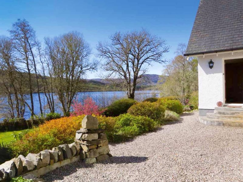 Loch Achilty, in the Highlands, is known as one of the best wild swimming spots in Scotland and you can't stay much closer than at the lovely Lochview Guesthouse.