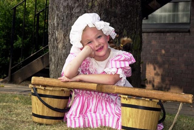 Doncaster Stage Festival competitor Autumn Ripley Wade aged 7 in 2003.