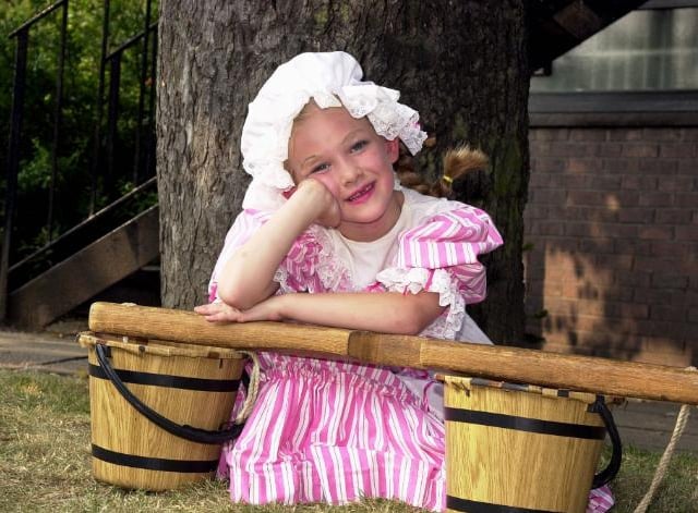 Doncaster Stage Festival competitor Autumn Ripley Wade aged 7 in 2003.