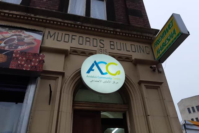 The Mudford's Building on Exchange Street in the Castlegate area of Sheffield, which is being redeveloped with the aid of the government's Levelling Up Fund
